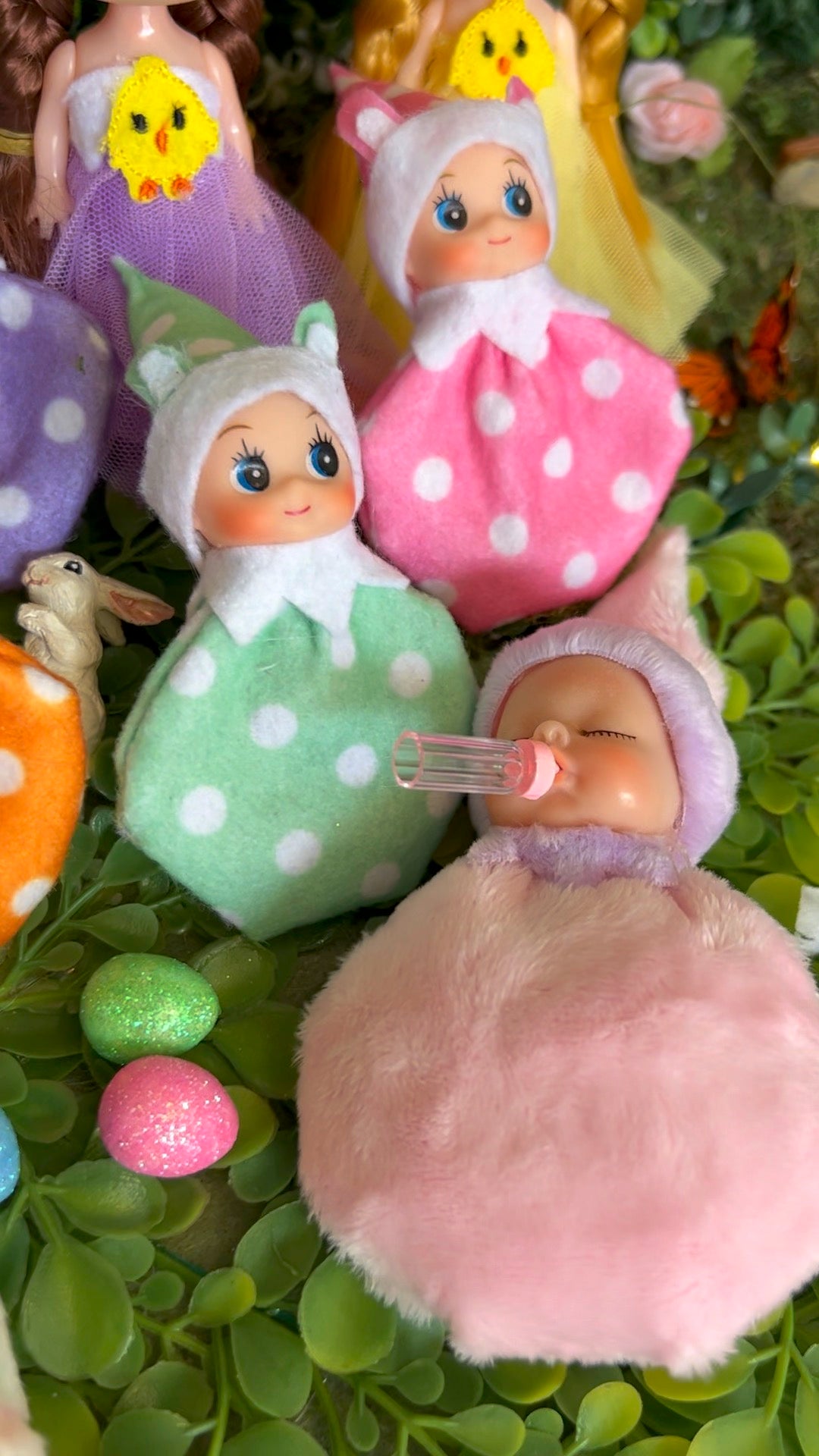 Soft sleeping Baby elf