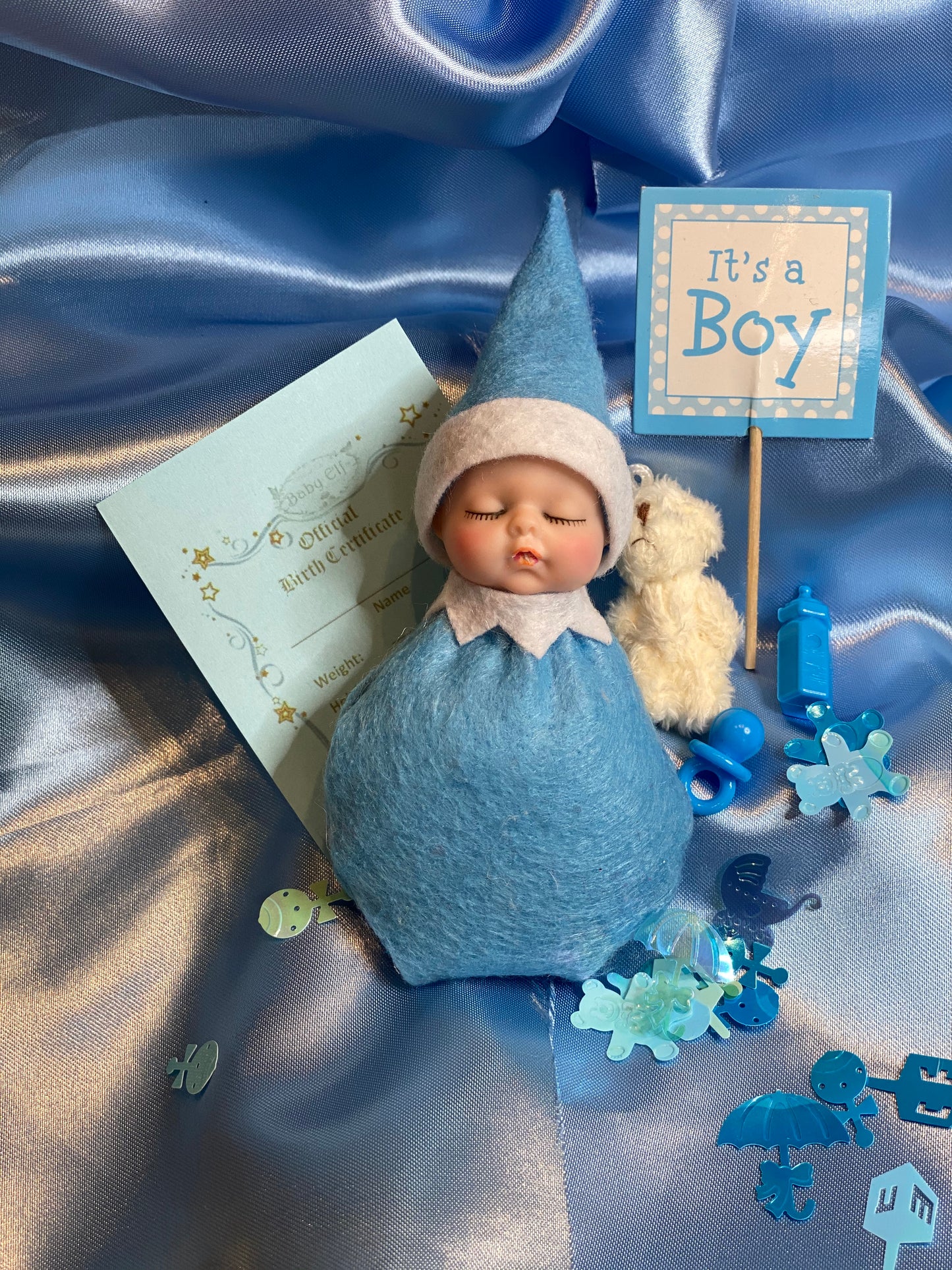 Sleeping baby elf