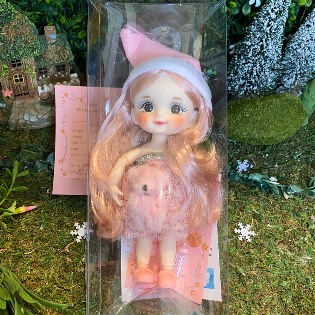 Pink girl elf