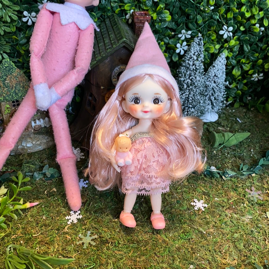 Pink girl elf