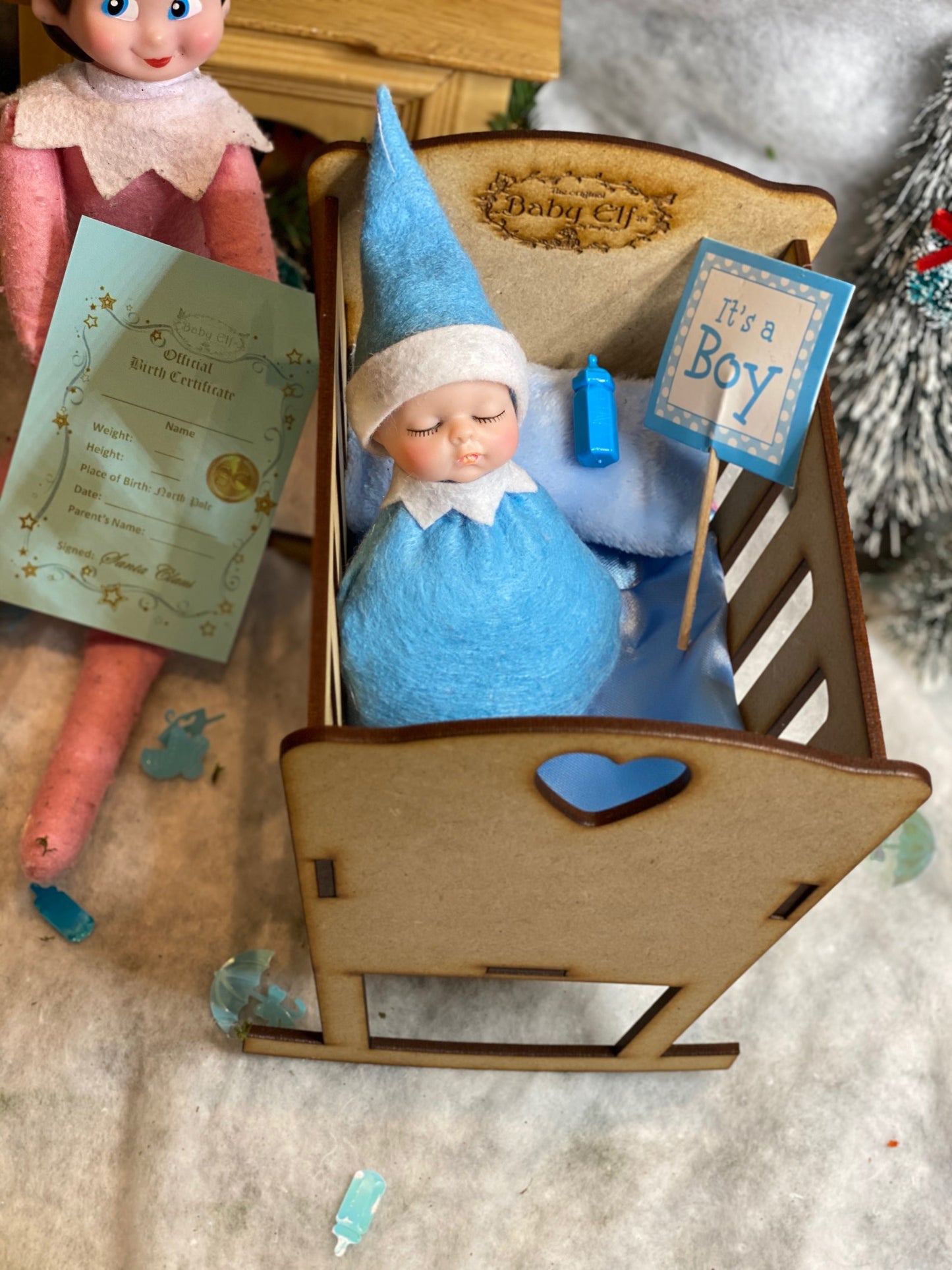 Copy of Sleeping baby elf boy