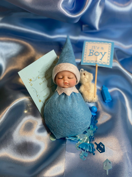 Copy of Sleeping baby elf boy