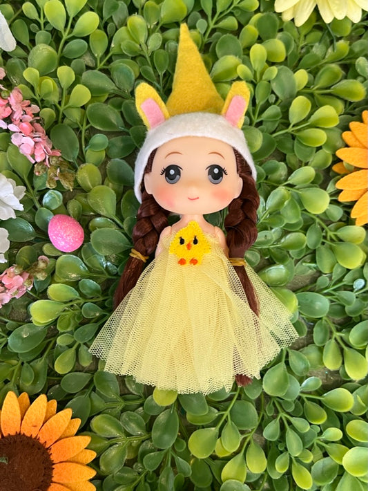 Easter yellow girl elf