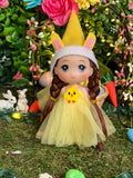 Easter yellow girl elf
