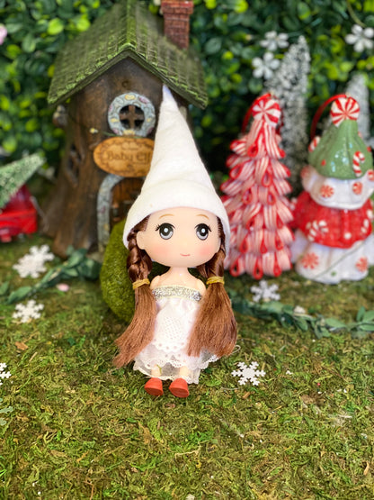 Girl elf lace dress