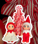 Candy cane twins