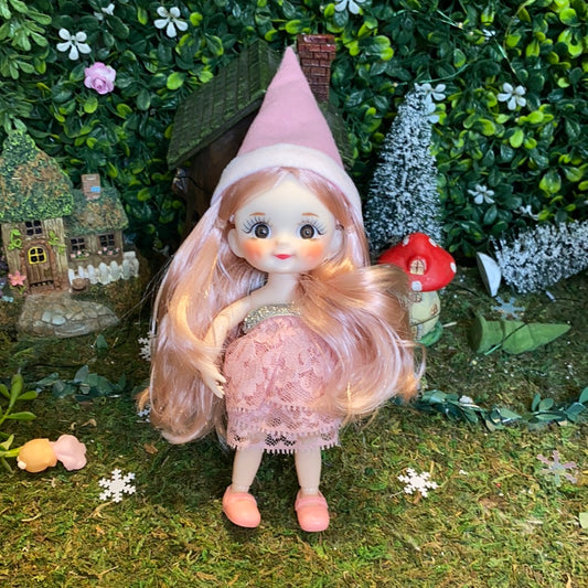 Pink girl elf